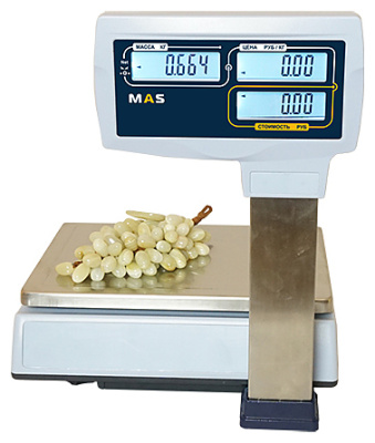 Весы торговые MAS MR1-6P на сайте Белторгхолод