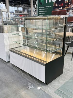 Витрина кондитерская Хотколд CANARY R 1300 (гнутое стекло)