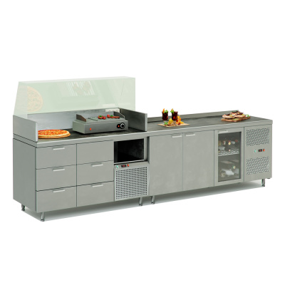 Станция для бургеров холодильная LARK 900×750