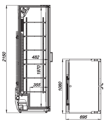 Шкаф холодильный ARKTO Flex-1006-Eco-U (-6..+6, без канапе) на сайте Белторгхолод