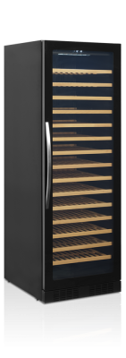 Винный шкаф TEFCOLD TFW400-F ЧЕРНЫЙ, ДВЕРЬ БЕЗ РАМЫ (E5513) на сайте Белторгхолод