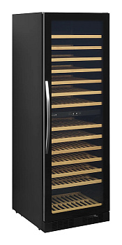  Винный шкаф TEFCOLD TFW400-2F черный, дверь без рамы (E5527) на сайте Белторгхолод