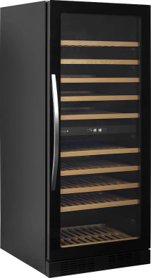 Винный шкаф TEFCOLD TFW300-2F ЧЕРНЫЙ, ДВЕРЬ БЕЗ РАМЫ (E5520) на сайте Белторгхолод
