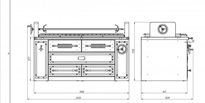 Гриль-мангал GRILL MASTER PALERMO- XL-1900 арт. 11351 на сайте Белторгхолод