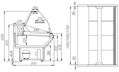 Витрина холодильная Полюс PALM G95 SM 1,8-1 (ВХС-1,8 Полюс) на сайте Белторгхолод