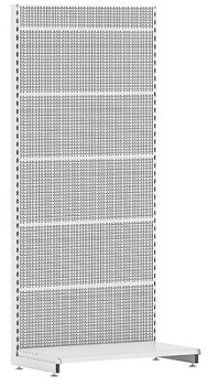  Стеллаж пристенный перфорированный Stahler Eco Line L=1250 H=2250 на сайте Белторгхолод