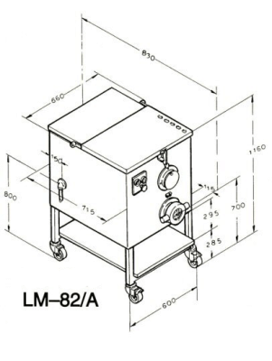 Автоматическая мясорубка KT LM-82/А