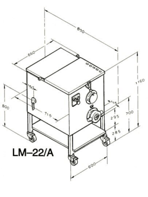 Автоматическая мясорубка KT LM-22/А