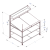 Овощной развал с наклонными полками Stahler Garden L=1200 H=1400 G=800 (N-AA 07128014) на сайте Белторгхолод
