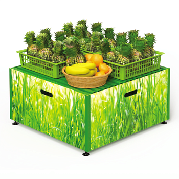  Подиум овощной металлический  Stahler Garden H=600 L=1200 G=800 (N-AA 04608012) на сайте Белторгхолод