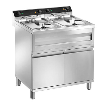  Фритюрница MEC FT 12+12FS (с краном для слива масла) на сайте Белторгхолод