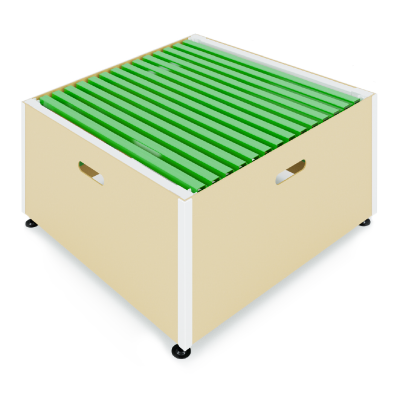 Подиум овощной металлический Stahler Garden H=400 L=800 G=800 (N-AA 04408080) на сайте Белторгхолод
