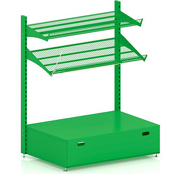  Фруктово-овощной модуль пристенный Stahler Garden H=1600 L=1250 G=800 (N-AA 11161280) на сайте Белторгхолод
