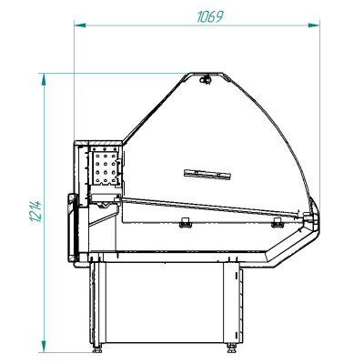 Витрина холодильная Cryspi OCTAVA XL SN 1500 на сайте Белторгхолод