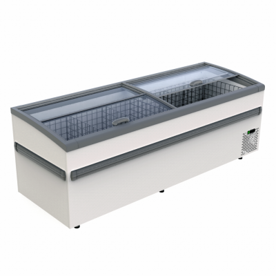 Ларь-бонета Bonvini BFG 1850 PH с гнутым стеклом Push Up на сайте Белторгхолод