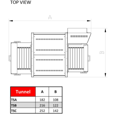 Печь для пиццы Italforni TUNNEL STONE TSC на сайте Белторгхолод