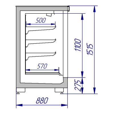 Шкаф морозильный Italfrigo MILAN S D3 2343 на сайте Белторгхолод