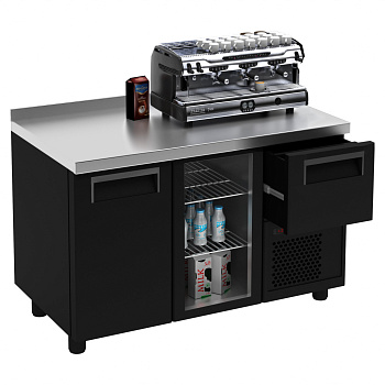  Холодильный стол Carboma 570 COFFEE BAR T57 M2-1-G 9006-1(2)9 (BAR-250С) на сайте Белторгхолод