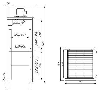 Шкаф холодильный Carboma RF700 на сайте Белторгхолод