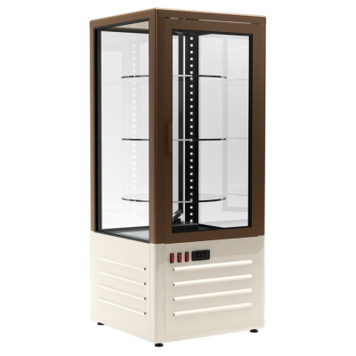 Шкаф холодильный Carboma LATIUM D4 VM 120-2 (R120Cвр бежево-коричневый, стандартные цвета) на сайте БелТоргХолод