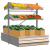 Фруктово-овощной модуль островной с декоративной панелью ЛДСП Stahler Garden H=1600 L=1200 G=2×800 (N-AA 30161228) на сайте Белторгхолод