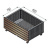 Корзина подкатная для овощей Stahler Garden L=1100 H=540  G=750 (N-KR 05606085) на сайте Белторгхолод