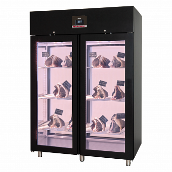  Шкаф холодильный Zernike KLIMA MEAT BASIC KMB1500PV BLACK REAR GLASSED на сайте Белторгхолод