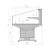 Витрина холодильная Brandford AURA SQ H120 125 на сайте Белторгхолод