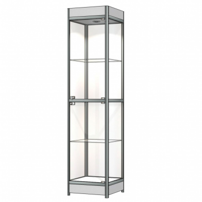 Витрина из алюминиевого профиля Витрина Плюс EuroShop ВП8-500х500х2100 на сайте Белторгхолод