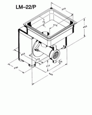 Мясорубка KT LM-22/P на сайте Белторгхолод