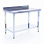 Стол сварной со сплошной полкой ХотКолд Люкс 1400×500×850
