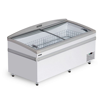  Ларь-Бонета Bonvini BFG 1850T торцевая с гнутым стеклом на сайте Белторгхолод