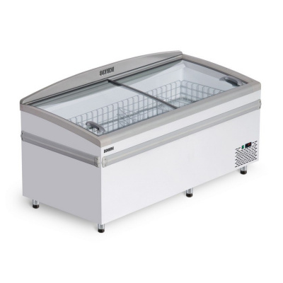 Ларь-Бонета Bonvini BFG 1850T торцевая с гнутым стеклом на сайте Белторгхолод