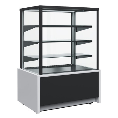 Витрина холодильная Carboma CUBE KC70 VM 1,3-1 LIGHT (ВХСв - 1,3д Carboma Cube) ТЕХНО