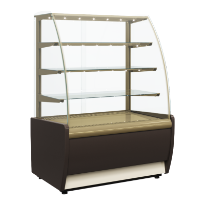 Витрина холодильная Carboma FLANDRIA K70 VM 1,3-1 LIGHT (ВХСв - 1,3д Carboma)
