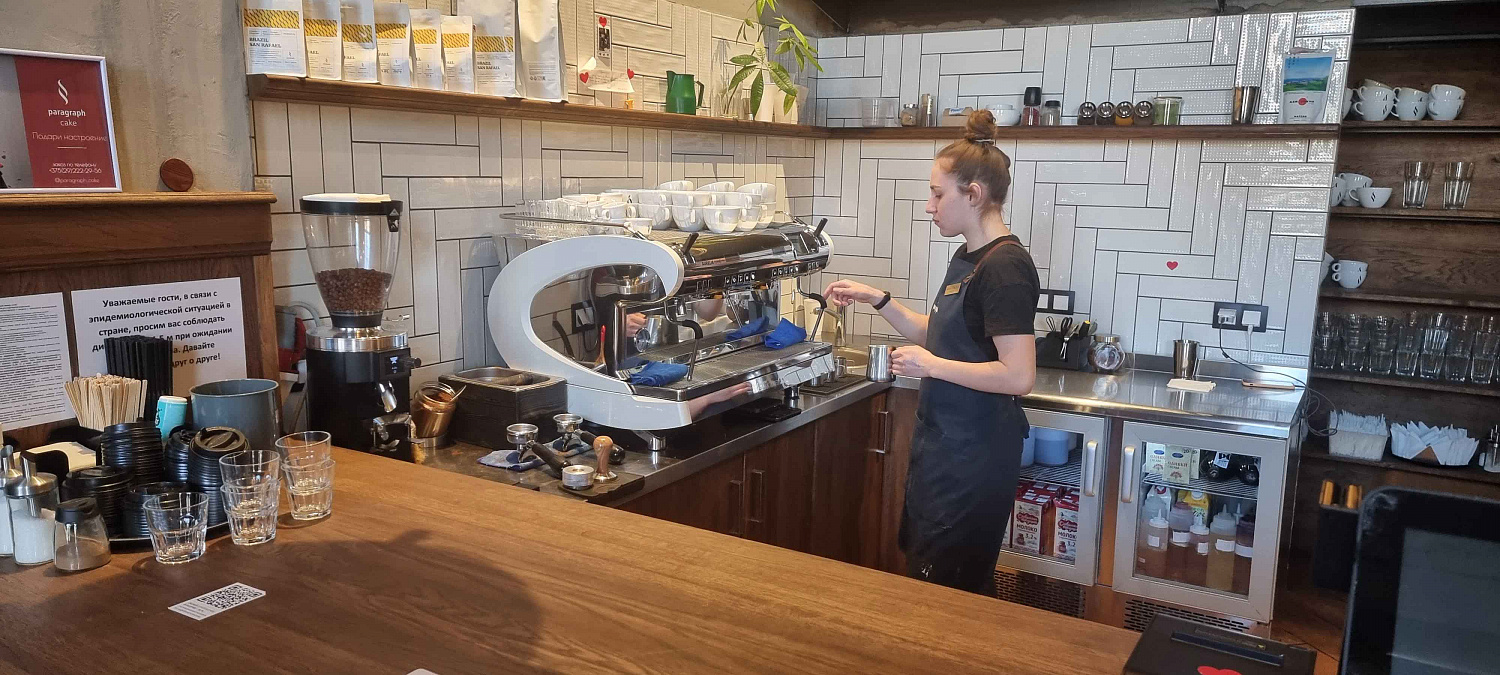 Кофейня "Paragraph Coffee" в Минске на ул. Кальварийская, 5