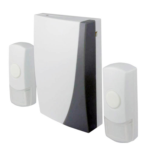 Звонок беспроводной на батарейках ЗББ-12/1-2М (2мелодии, кнопка IP44, 3х1,5В АА, 2кнопки) ТДМ, Ввезён из РФ