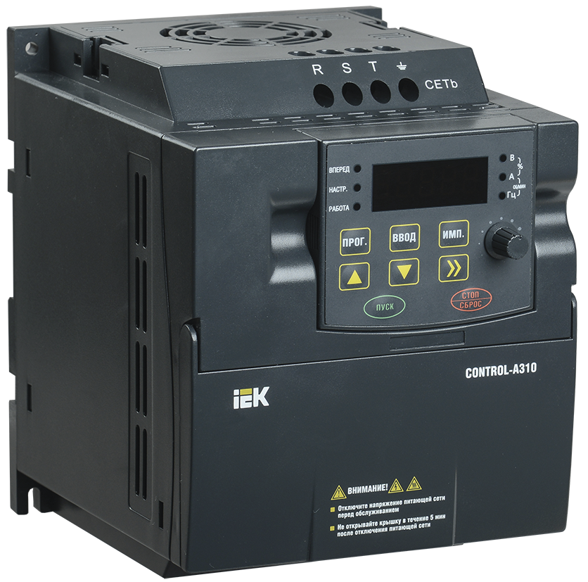 Преобразователь частоты CONTROL-A310 380В, 3Ф 2,2 kW 5,1A IEK
