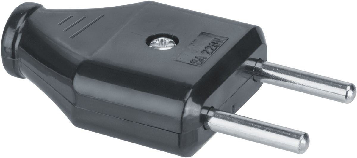 Вилка Navigator 61 714 NCA-PL07-6A-X-BL прямая б/з черная,