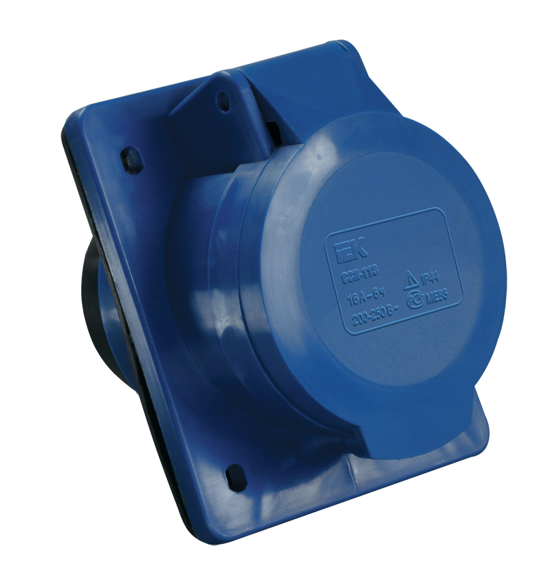 Розетка встр. ССИ-423 32А-6ч 220В 2P+PE IP44 IEK