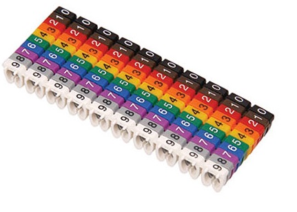 Маркер МКН-"0" черный 6мм2 (1000шт/упак) IEK