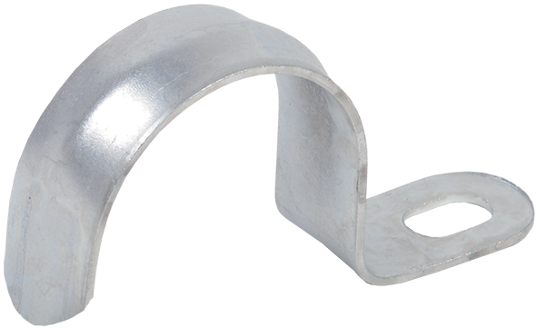 Скоба металлическая однолапковая d=25-26мм IEK