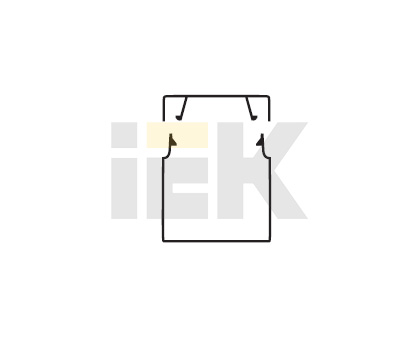 Кабель-канал 12х12 "ЭЛЕКОР" белый (120м) IEK,