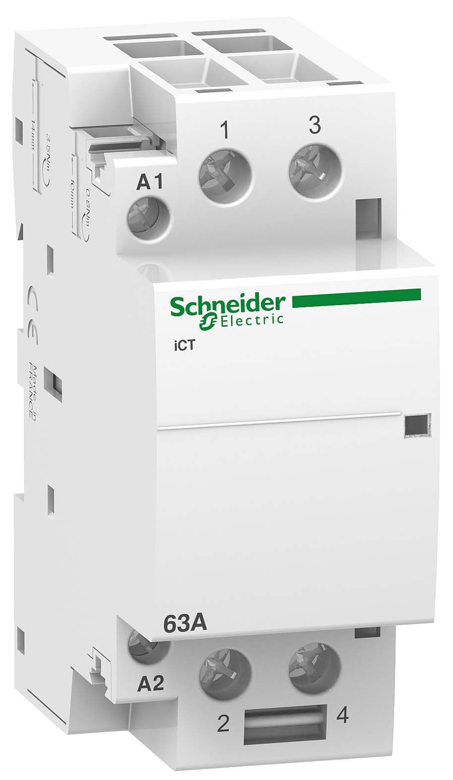 A9C20862 Мод.контактор iCT63A 2НО 220/240В АС  Schneider Electric,