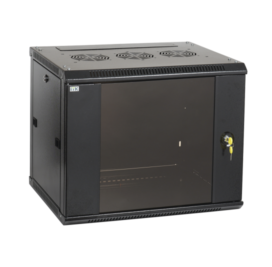 ITK Шкаф LINEA W 15U 600x600 мм дверь стекло, RAL9005