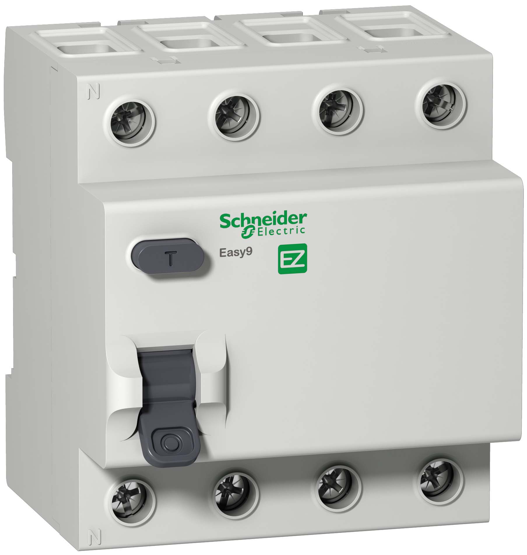 EZ9R34463 Уст-во защит. откл. EASY 9  4П 63А 30мА АС Schneider Electric,