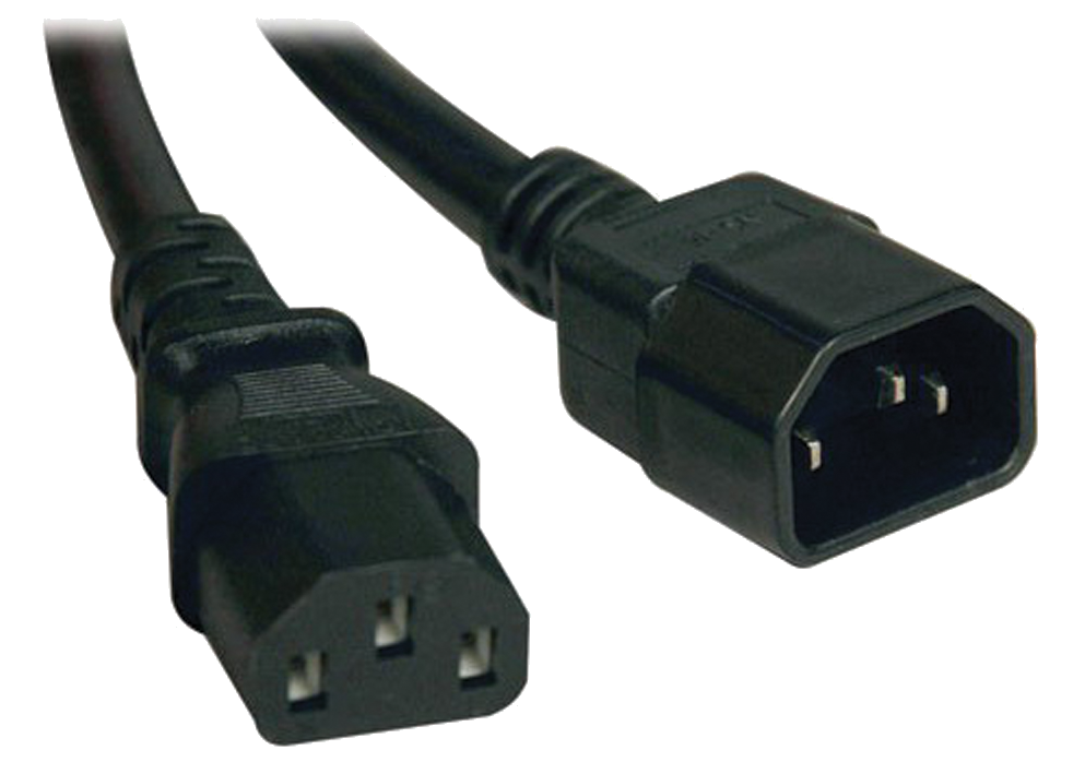 ITK Кабель электропитания PDU 3х1,5 1М с разъёмами С19-C20