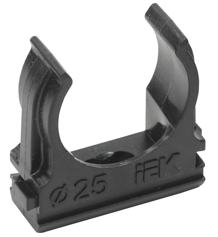 ELASTA Держатель с защелкой CF25 черный IEK