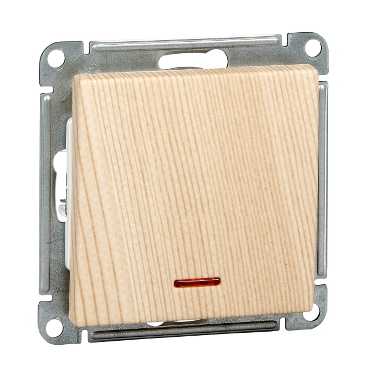W59 1-клавишный ВЫКЛЮЧАТЕЛЬ с подсв. 10АХ, механизм, СОСНА