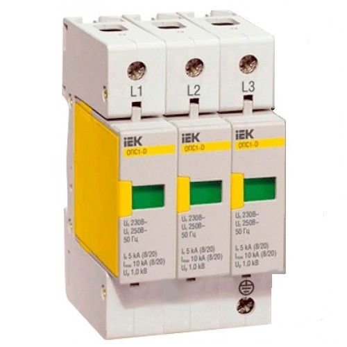 KARAT ОПС1-D УЗИП 3P In=5кА Un=230В Im=10кА IEK